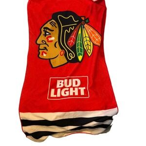 Chicadgo Blackhawks Bud Light Hanging Throw 60"x27"